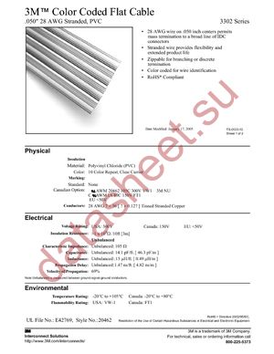 C3302/10 (100') datasheet  